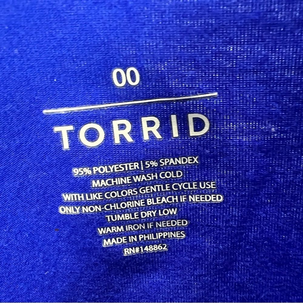 Torrid Womens Royal Blue Strappy Cami Tank 0761 - Picture 3 of 5